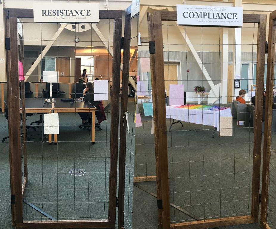two sides of one panel- Resistance and Compliance